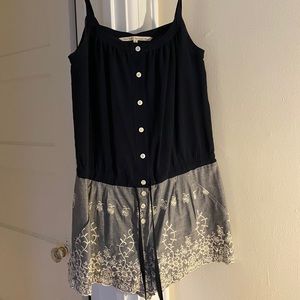 Navy and eyelet romper- Rachel Roy sz 0